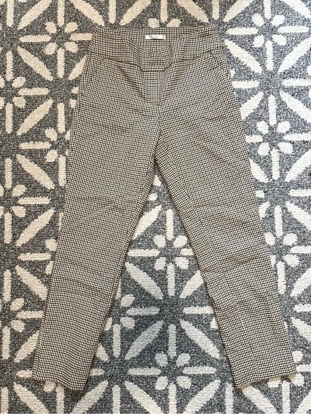 S.C . & CO. Plaid Elastic Waist Pants